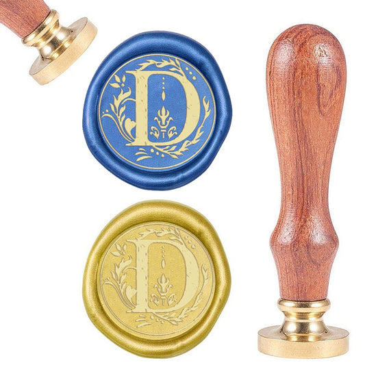 Letter D Brass Wax Seal Stamp