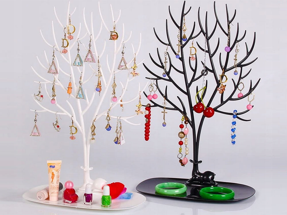 White Deer Jewellery Tree Organiser