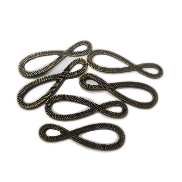 Bronze Infinity Charm Pendant