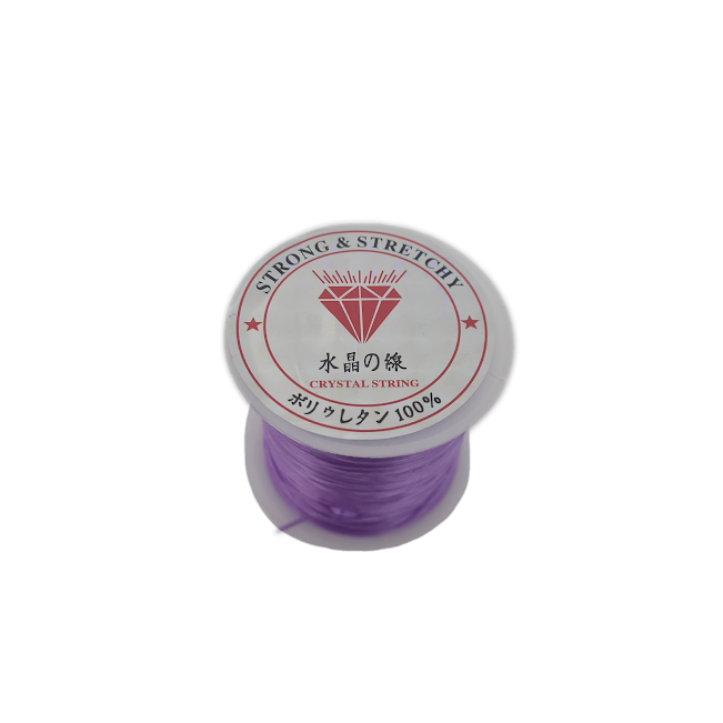 Light Purple Crystal Stretch String