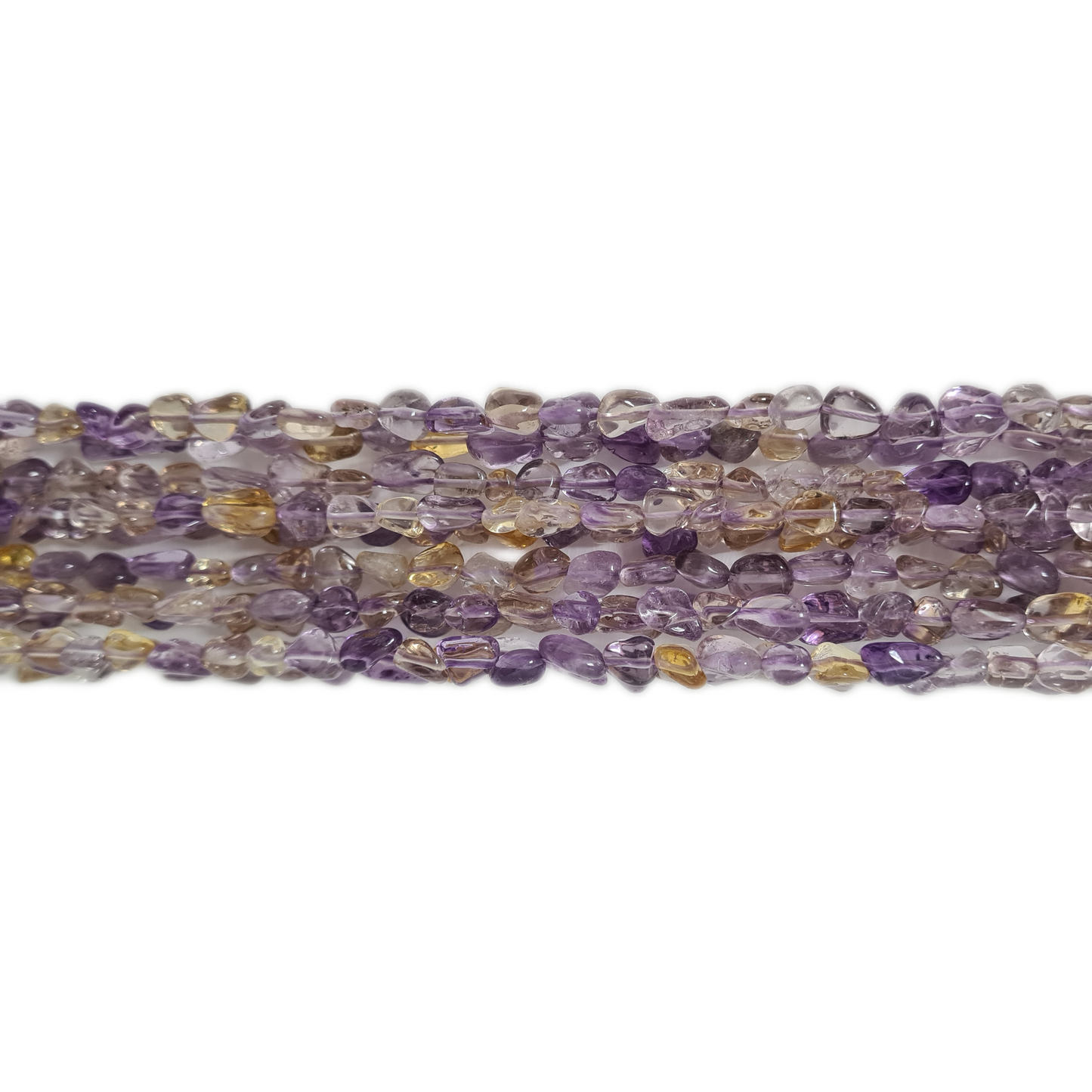 Ametrine Gemstone Nugget Beads
