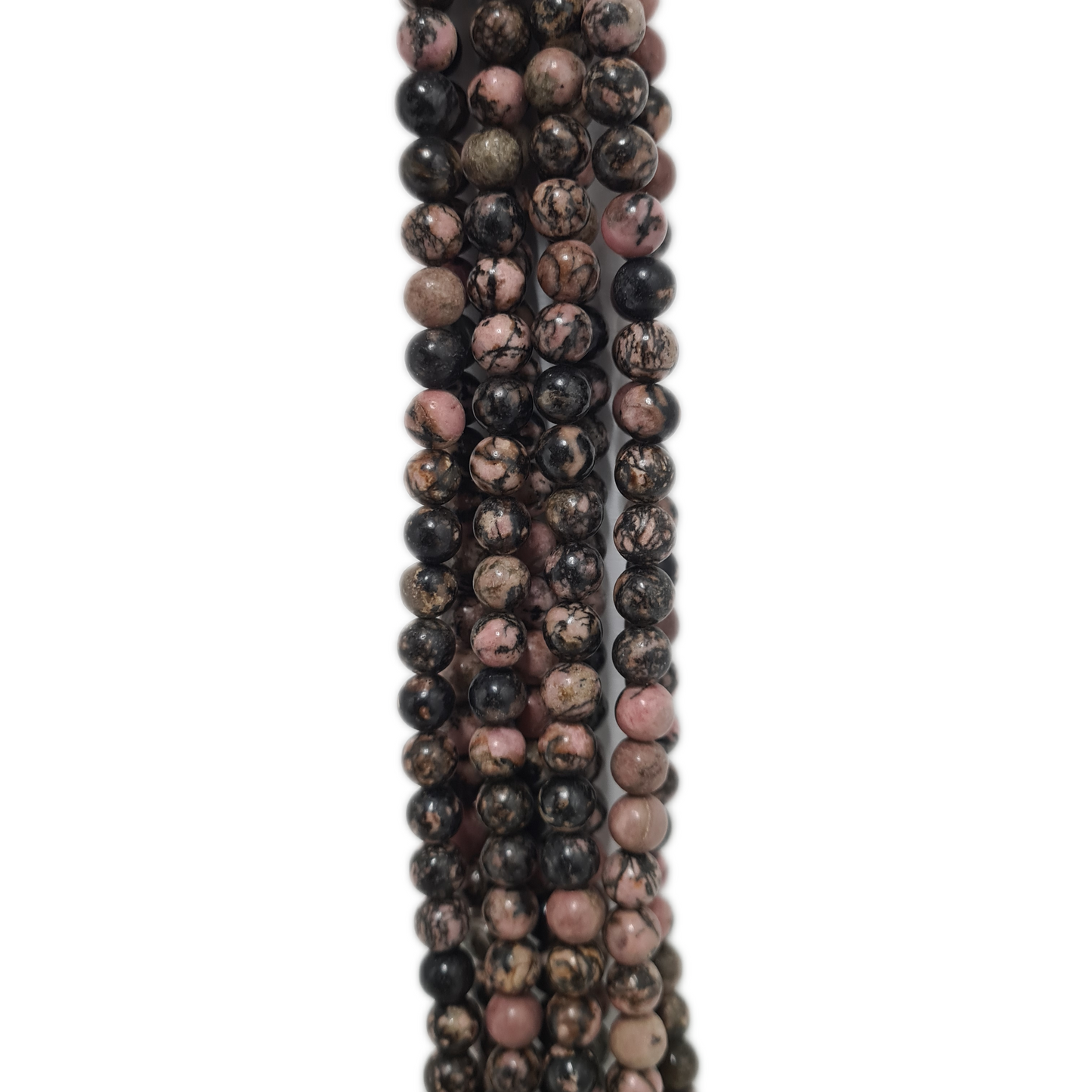 8mm Rhodonite Gemstone Beads
