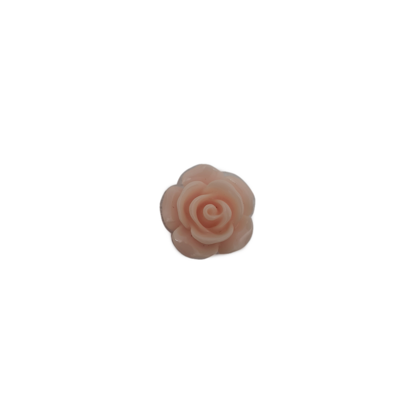 10pc Light Pink Resin Flower Cabochons