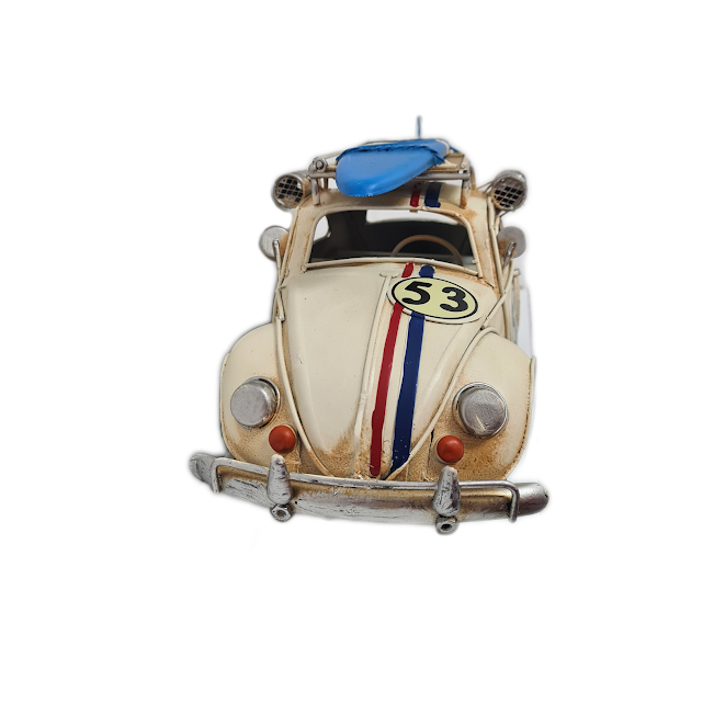 Surf Board Herbie Vintage Style Metal Car