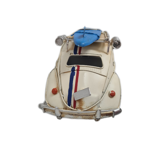 Surf Board Herbie Vintage Style Metal Car