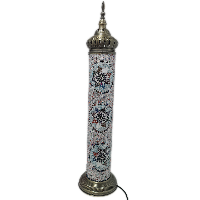 90cm Tall Column Mosaic Lamp - TL53