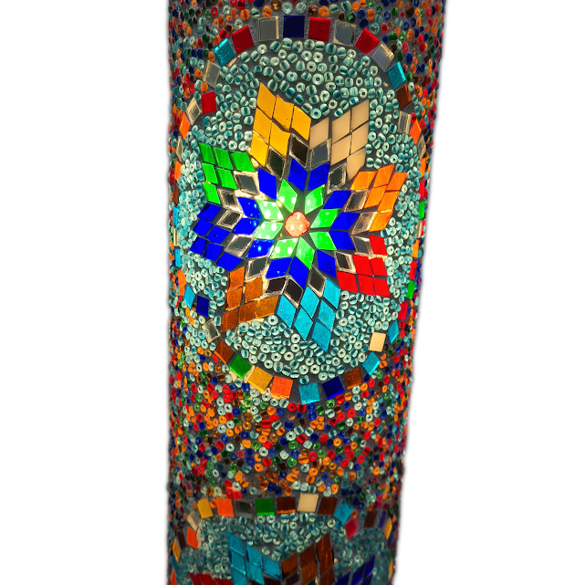 90cm Tall Column Mosaic Lamp - TL53