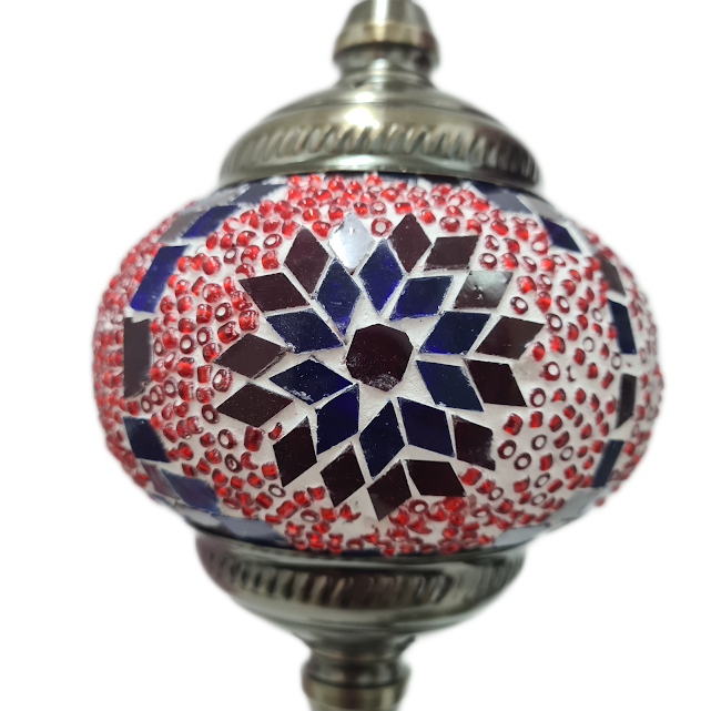 3 Globe Turkish Mosaic Lamp - TL29