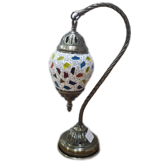 Turkish Mosaic Swan Lamp - TL15