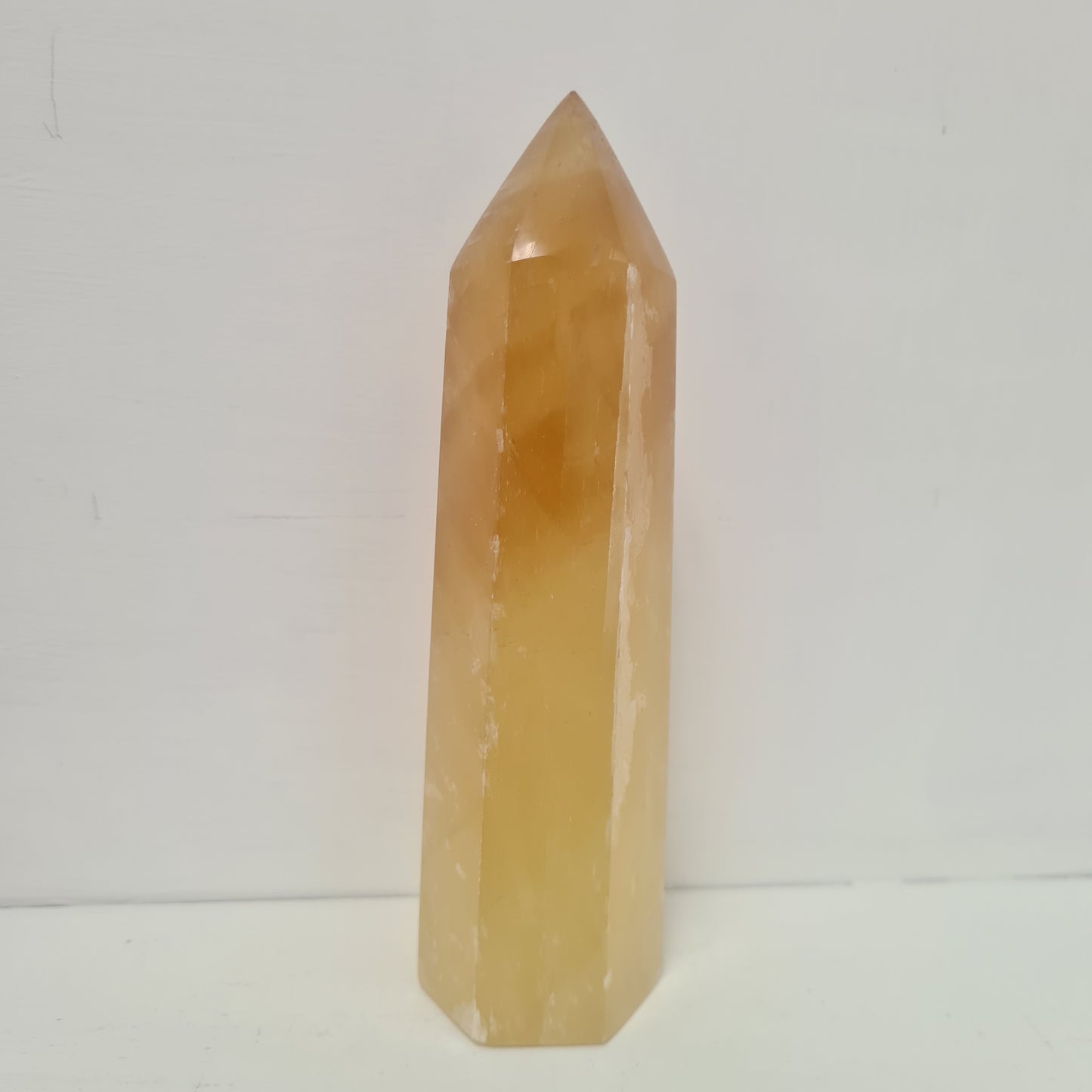 838g Honey Calcite Tower