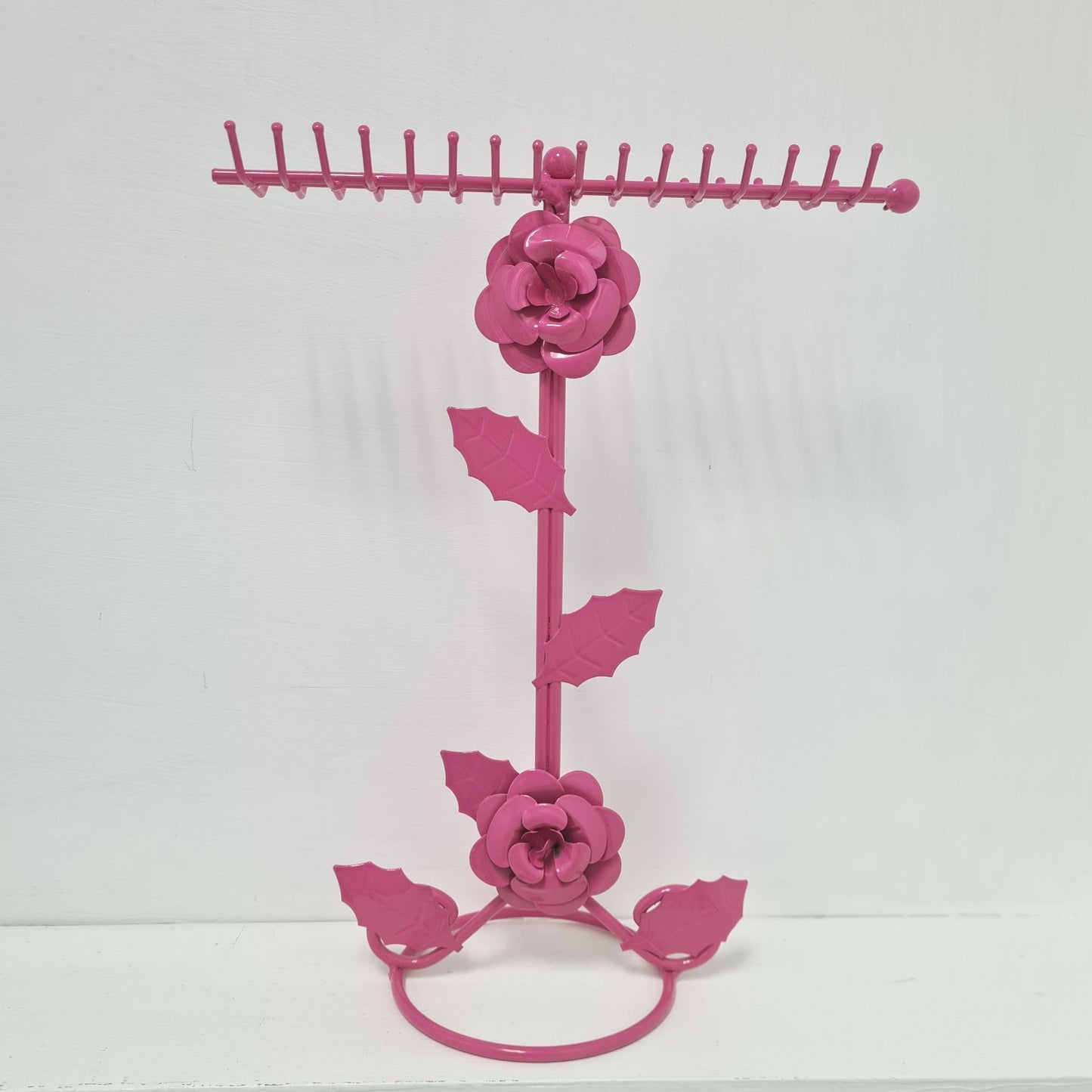 Pink Rose Jewellery Display Stand