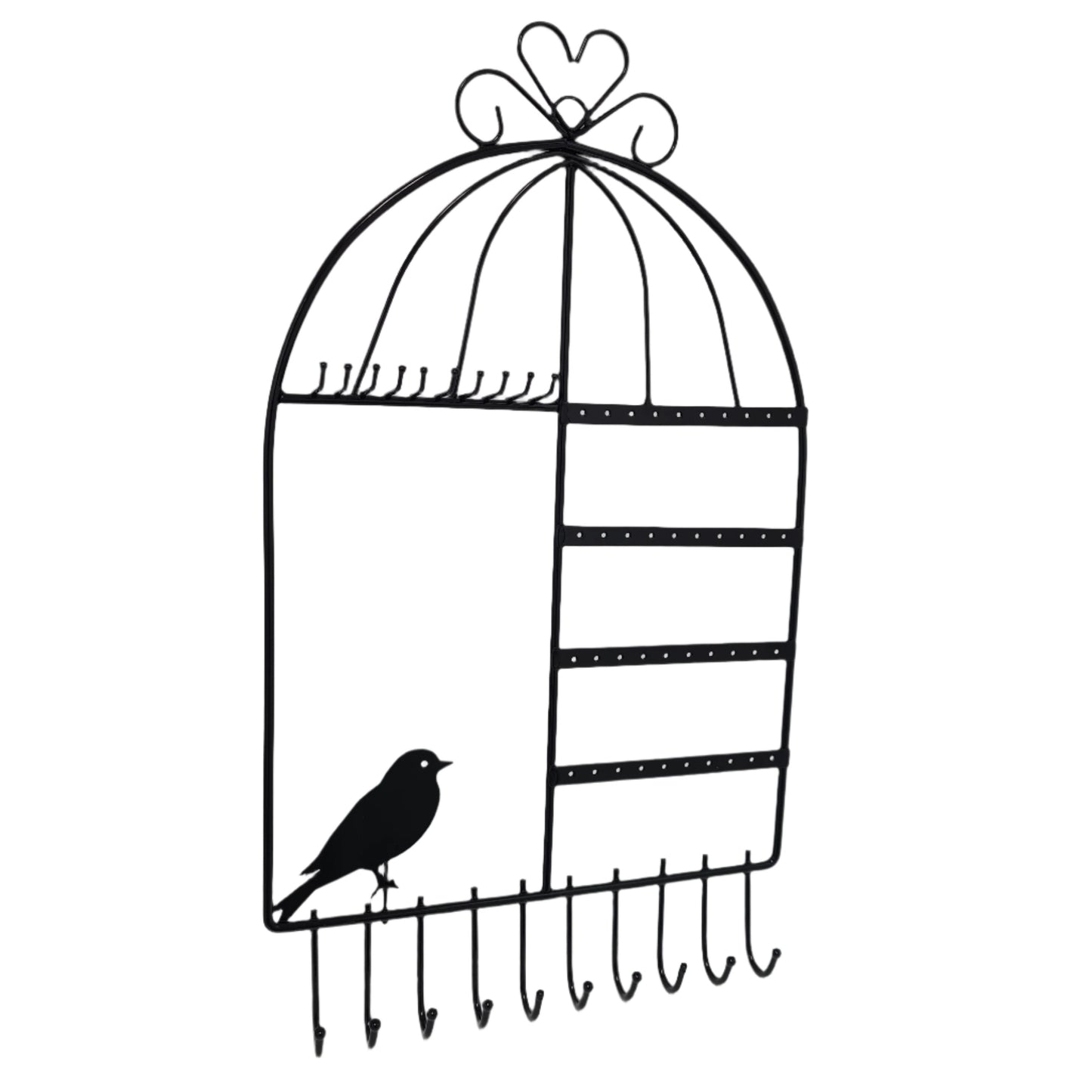 Black Bird Cage Jewellery Display