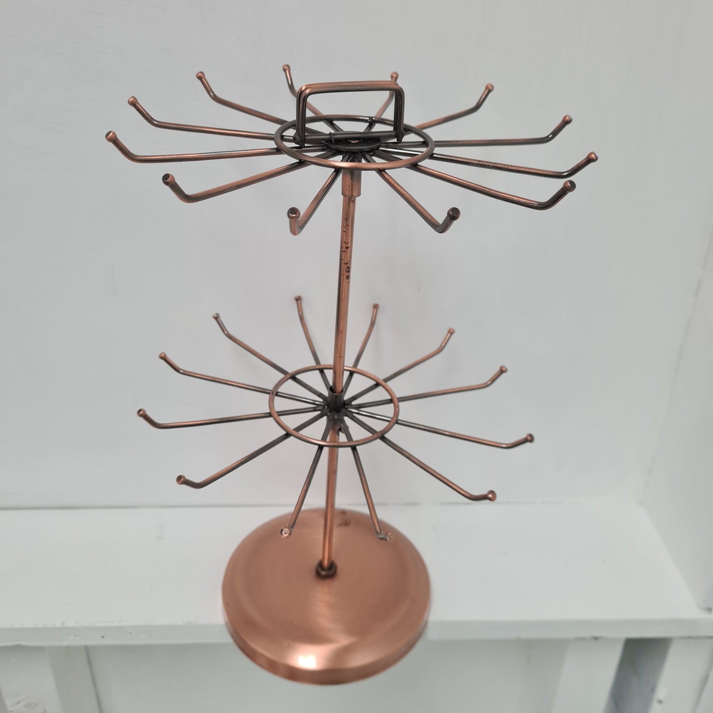 Copper Spinning Jewellery Display
