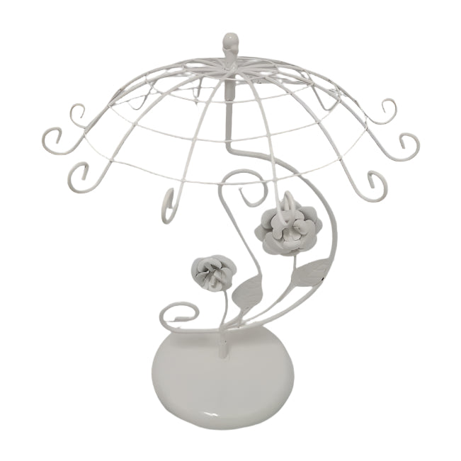 Jewellery Stand With Flowers & Umbrella Carousel