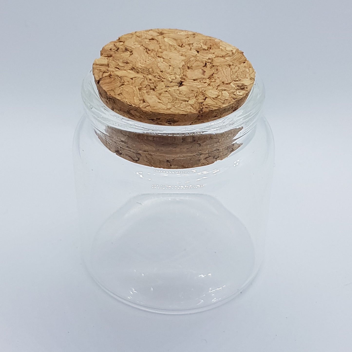 Glass Bottle With Cork Lid