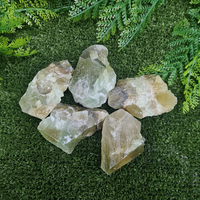Green Calcite Rough