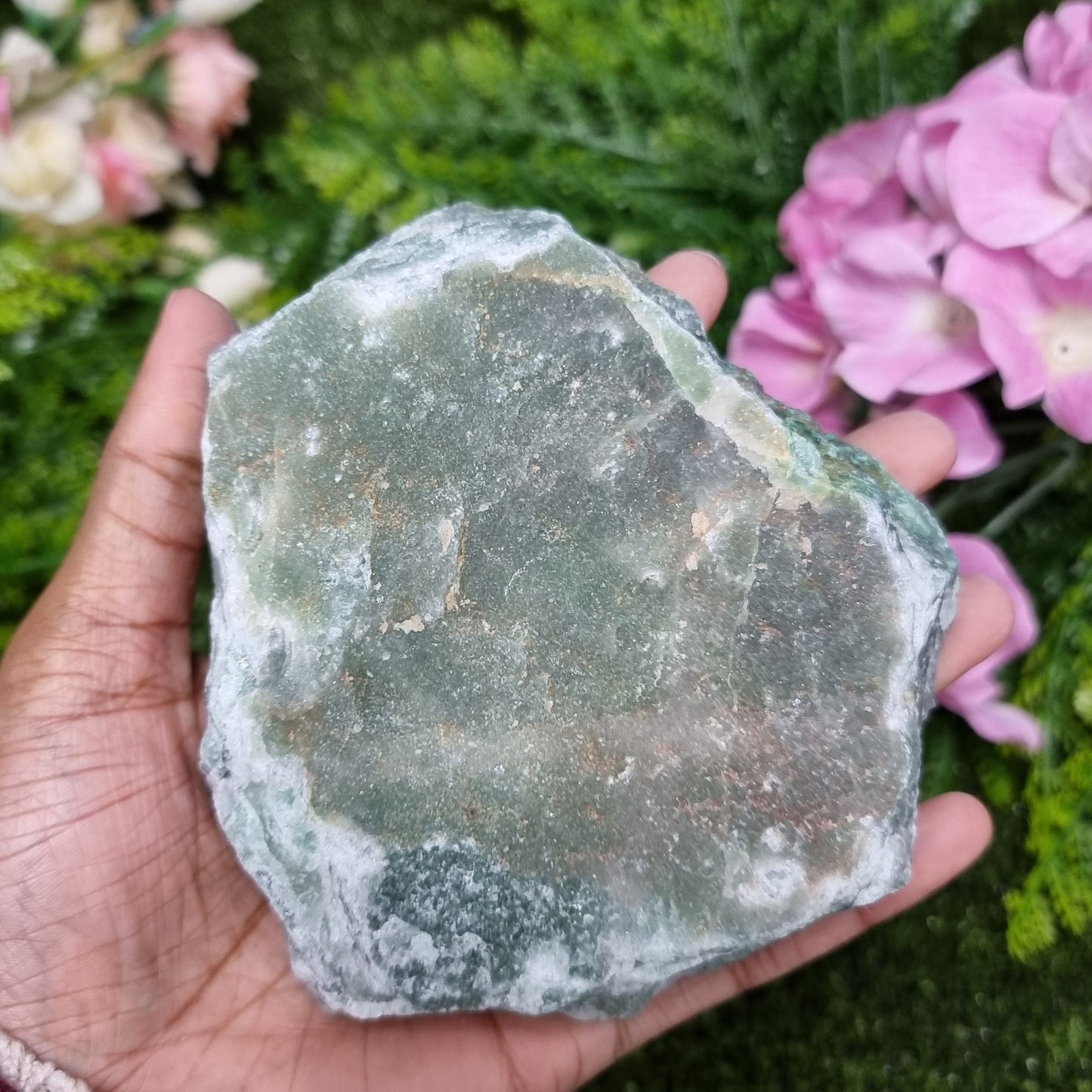 388g Green Aventurine Rough Piece