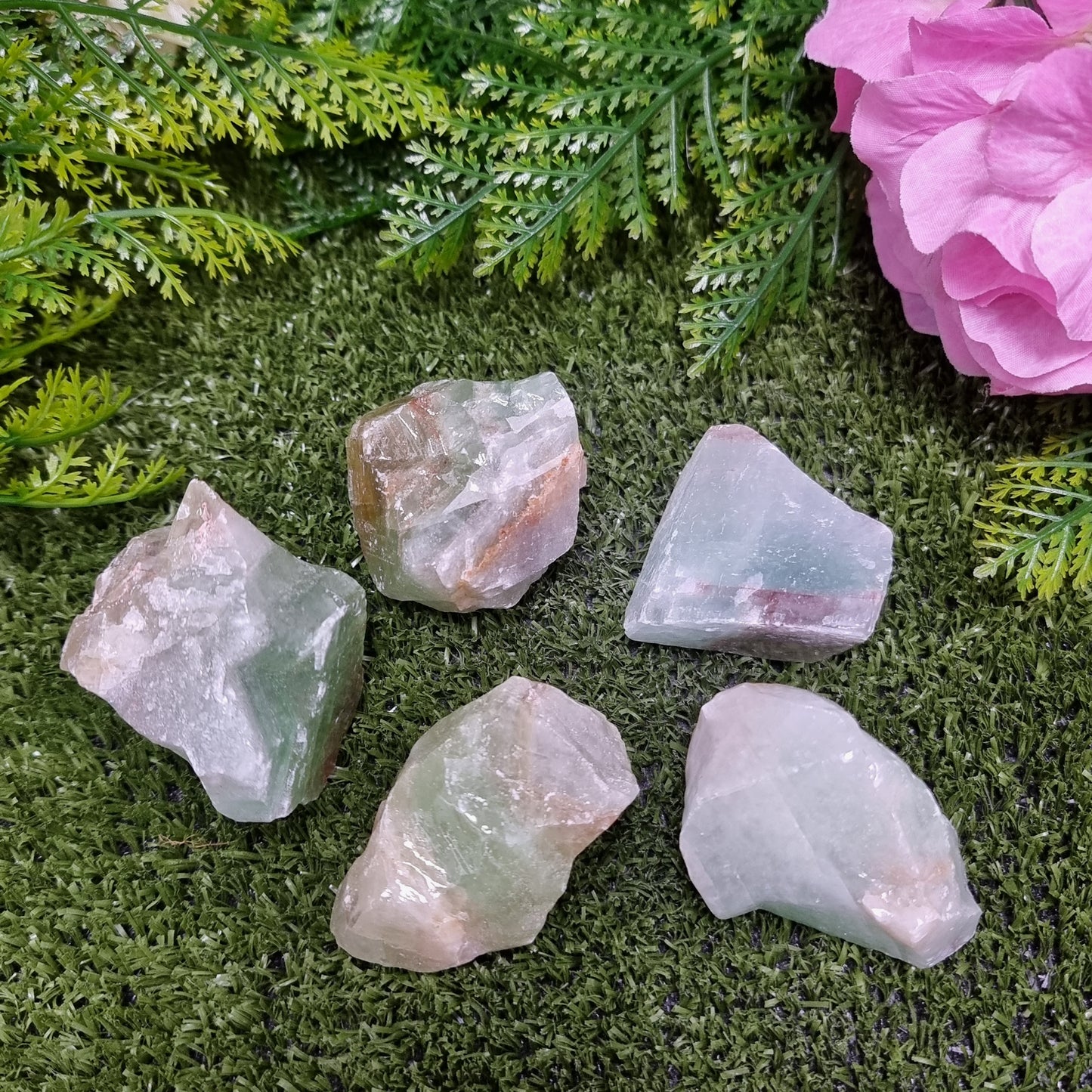 Green Calcite Natural Rough Piece