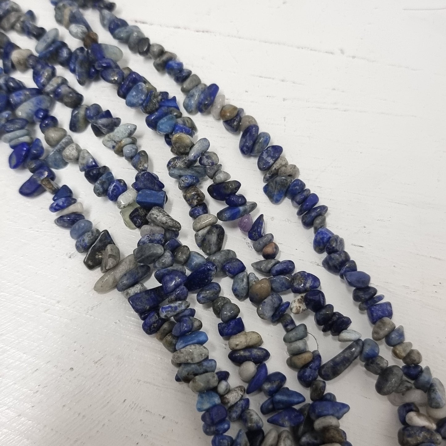 Lapis Lazuli Gemstone Chip Bead Strand
