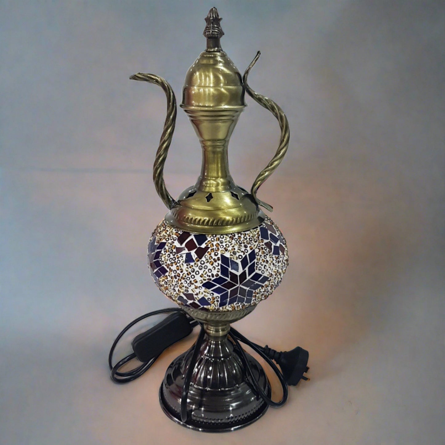 Turkish Mosaic Teapot Lamp - TL9