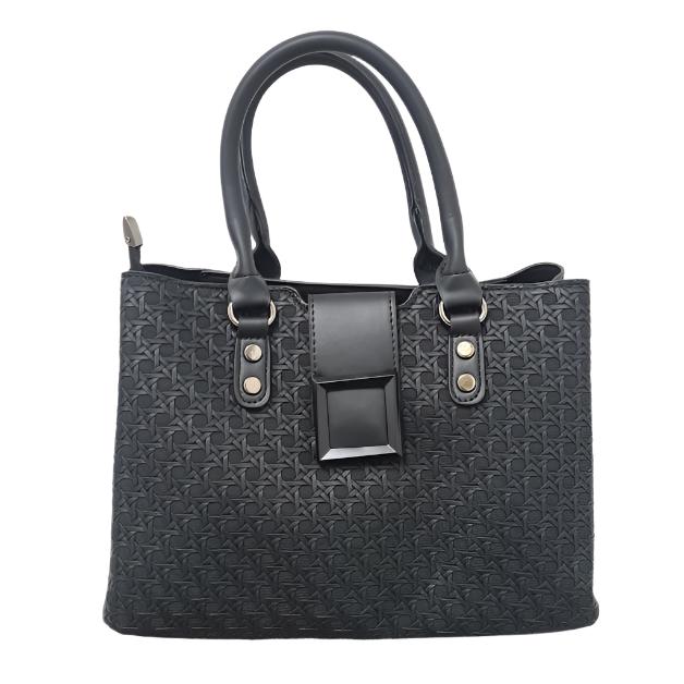3pc Black Handbag