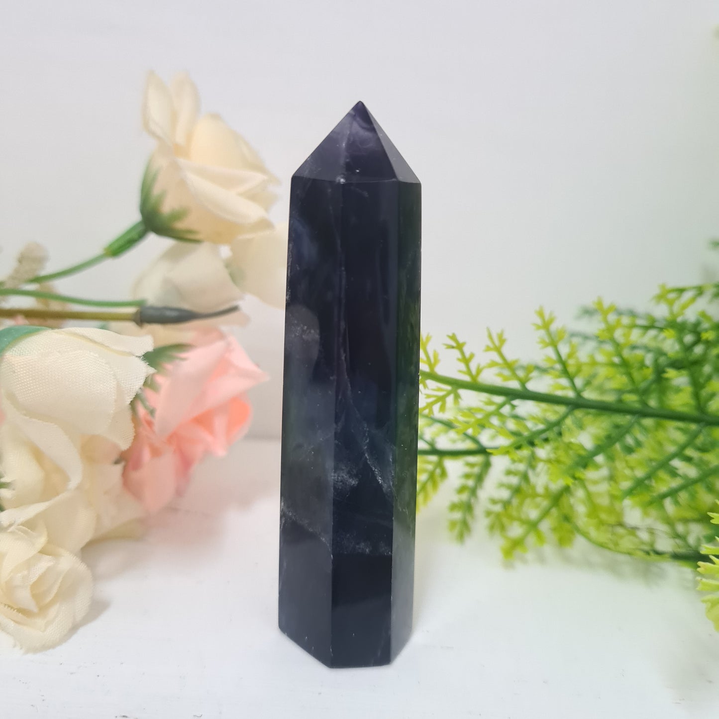 Rainbow Fluorite Point