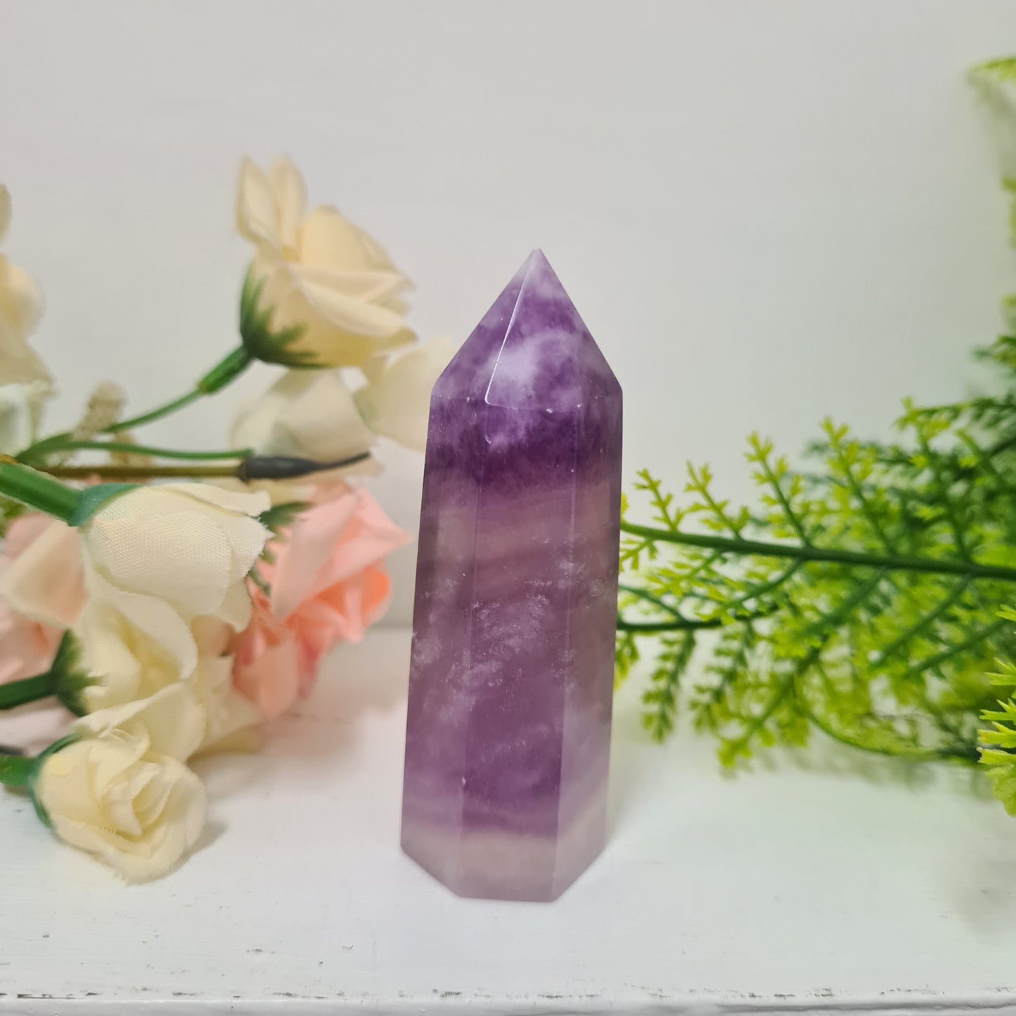 Purple Fluorite Point