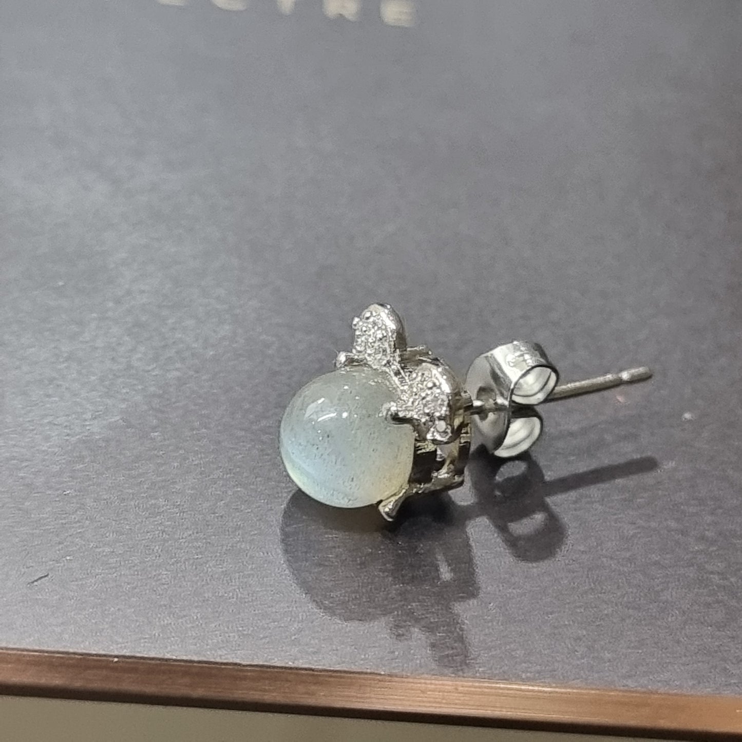 Moonstone Stud Earrings