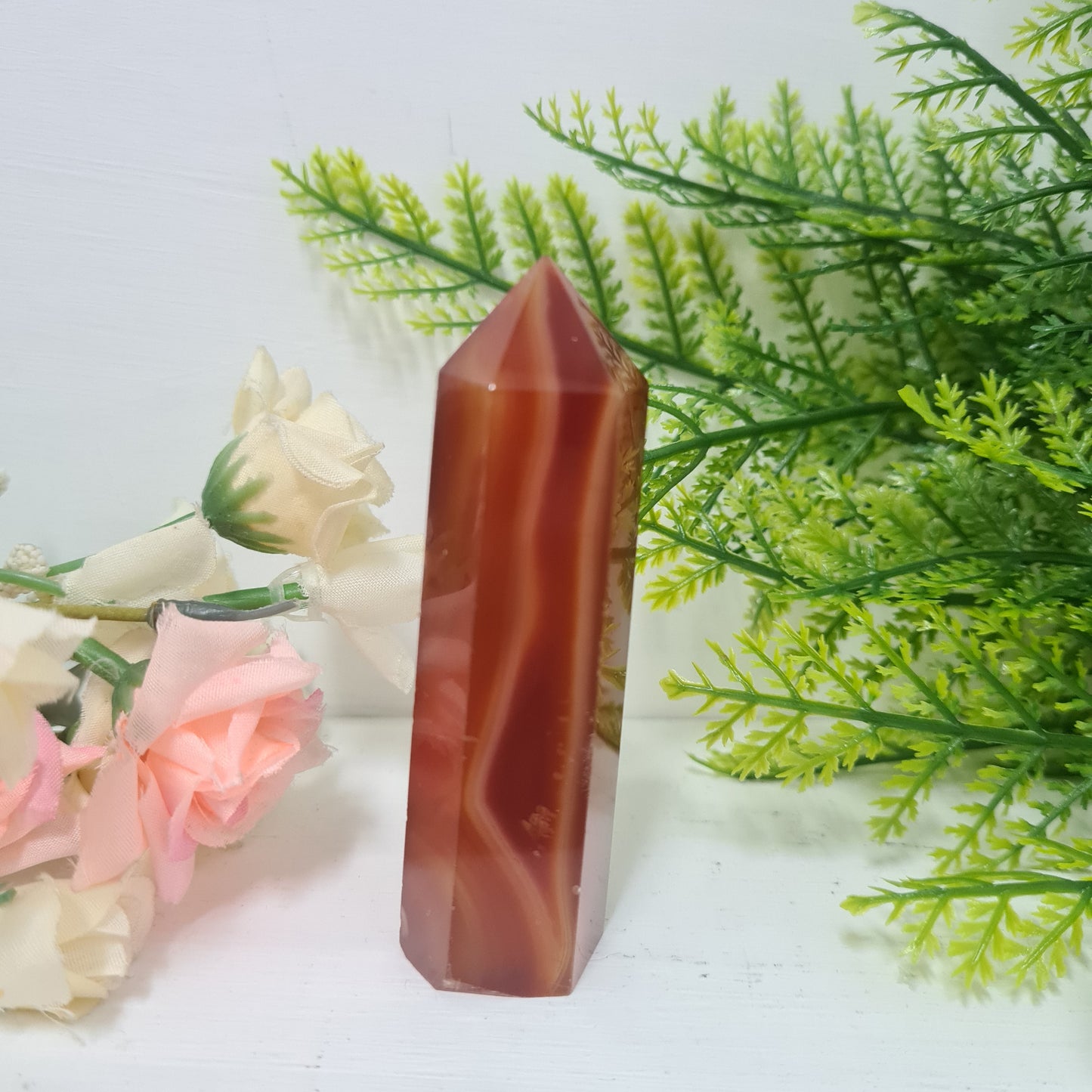 Carnelian Gemstone Point