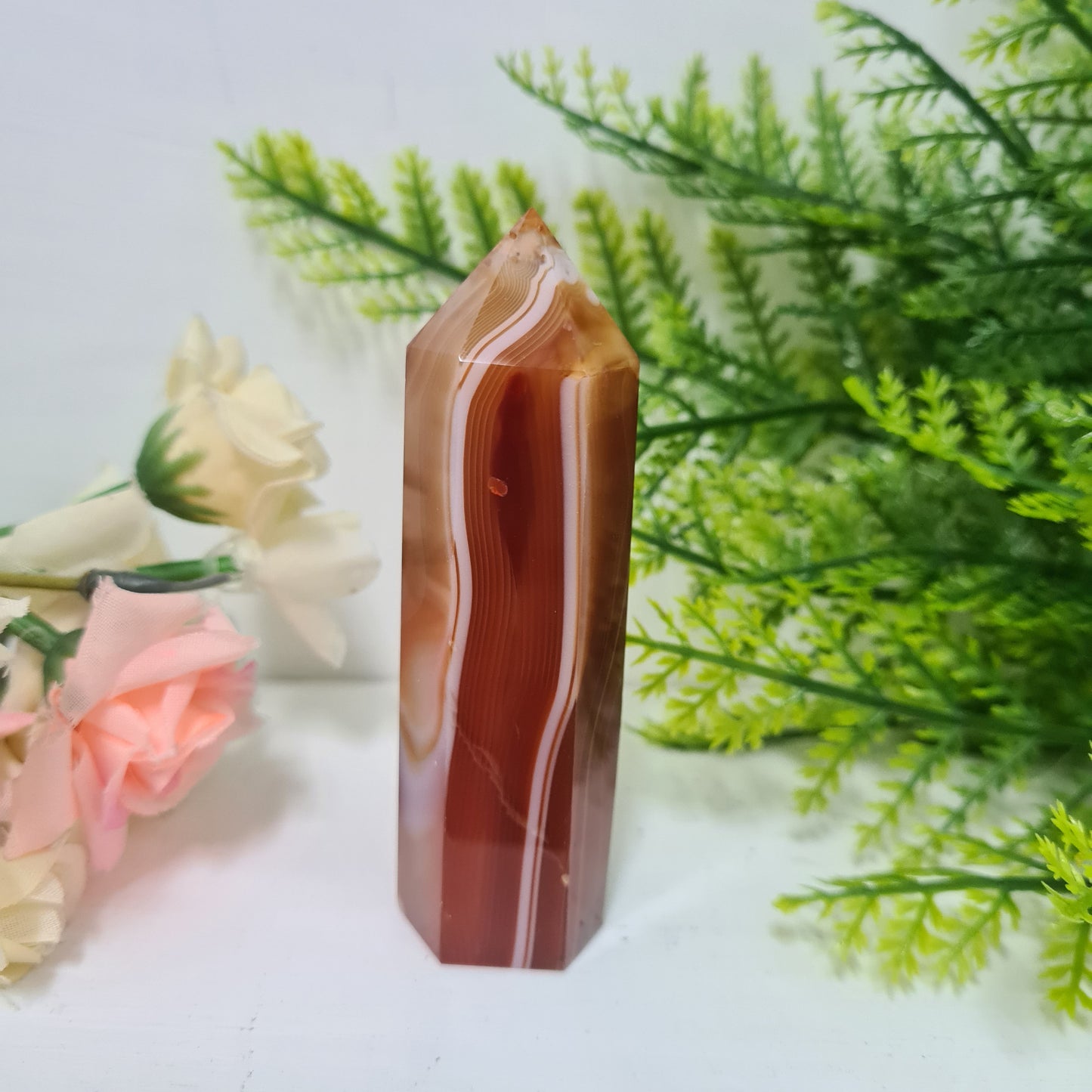 Carnelian Gemstone Point