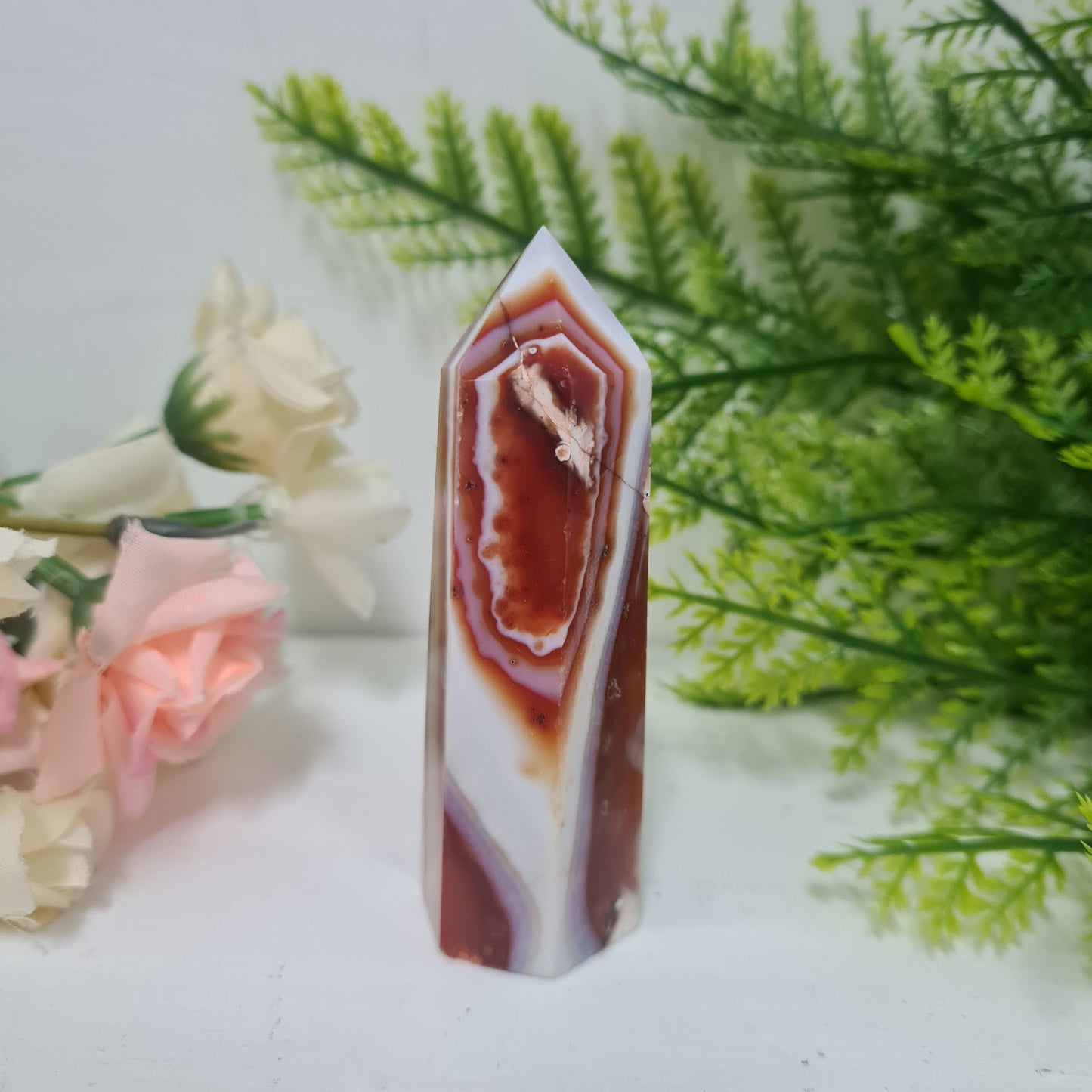 Carnelian Gemstone Point