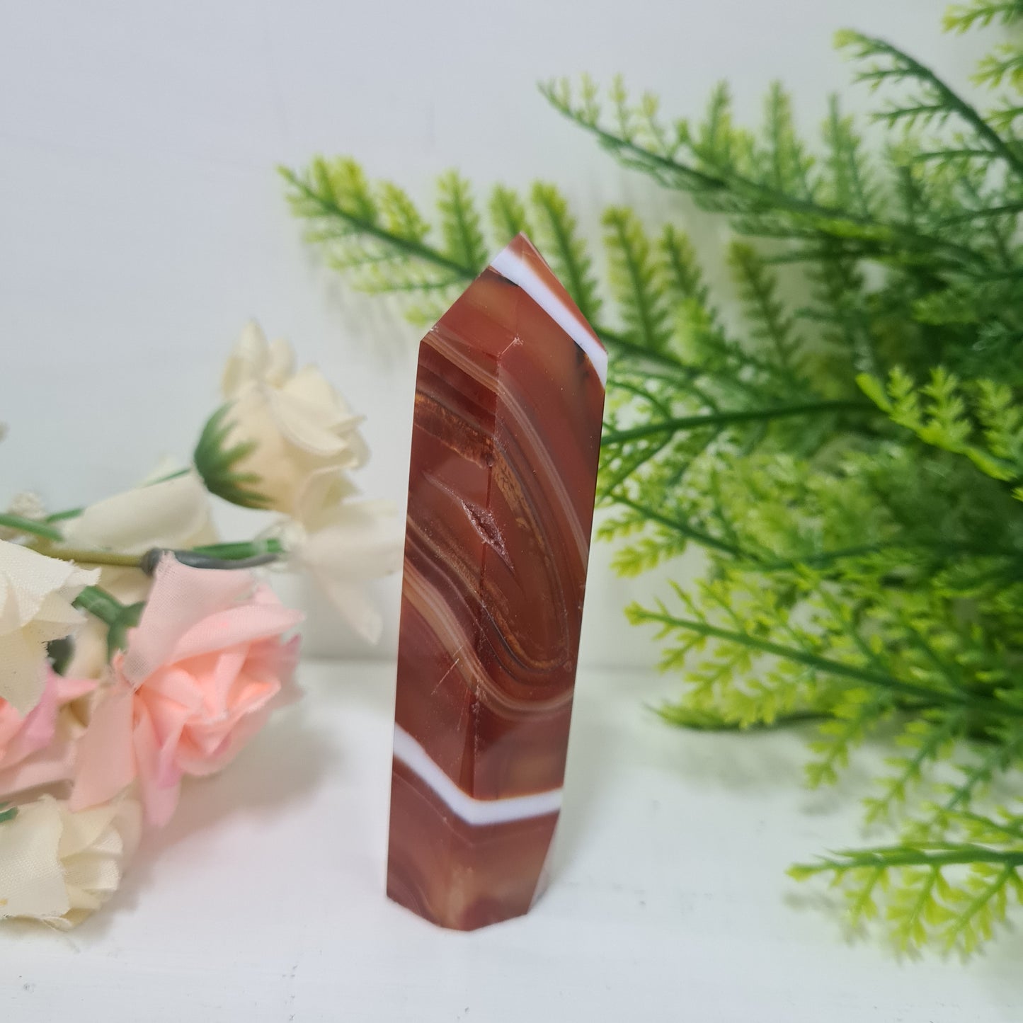 Carnelian Gemstone Point