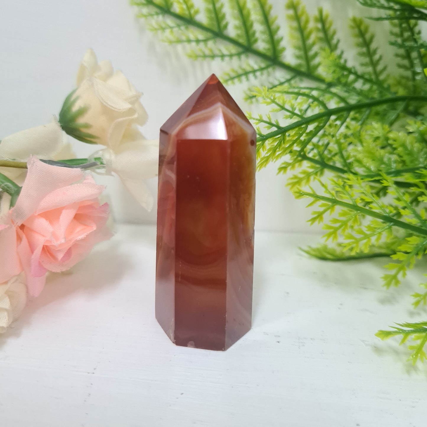 Carnelian Gemstone Point