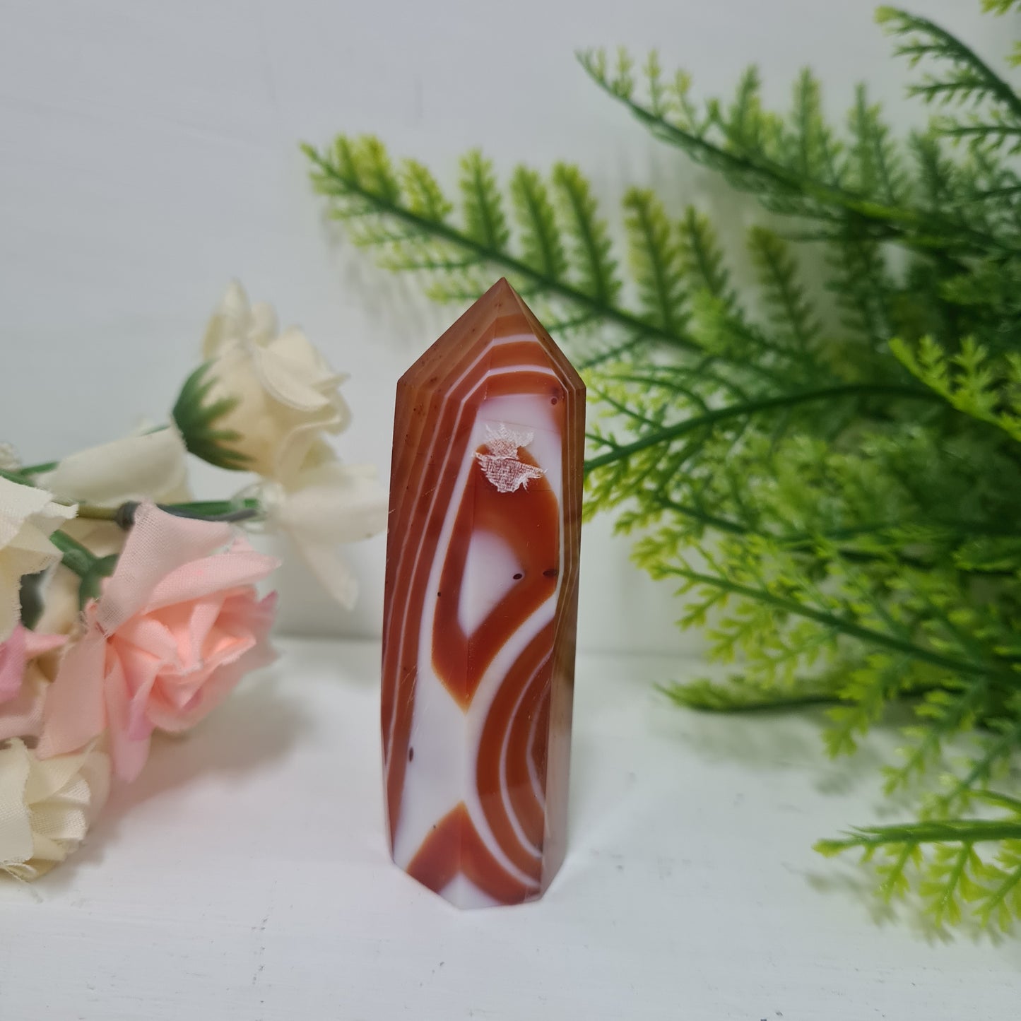 Carnelian Gemstone Point