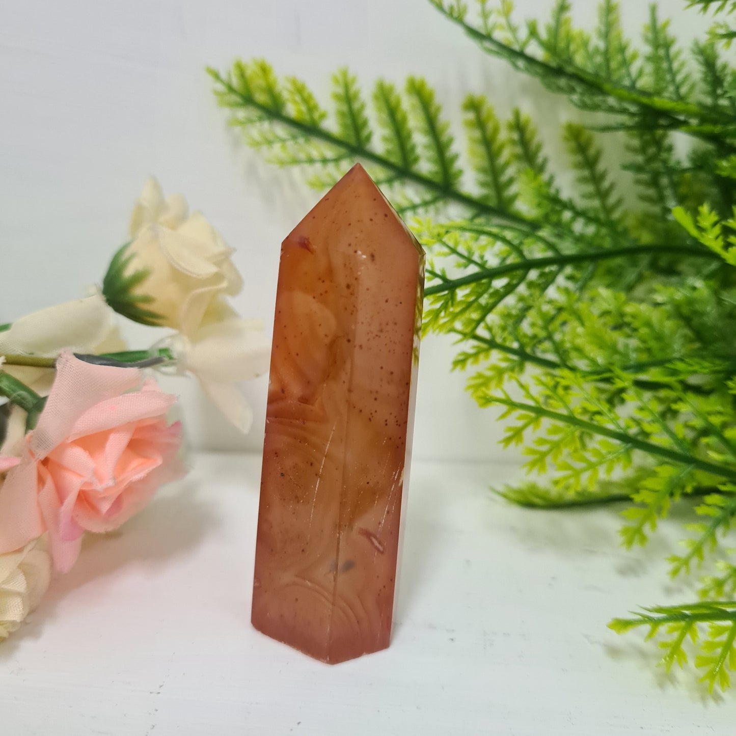 Carnelian Gemstone Point
