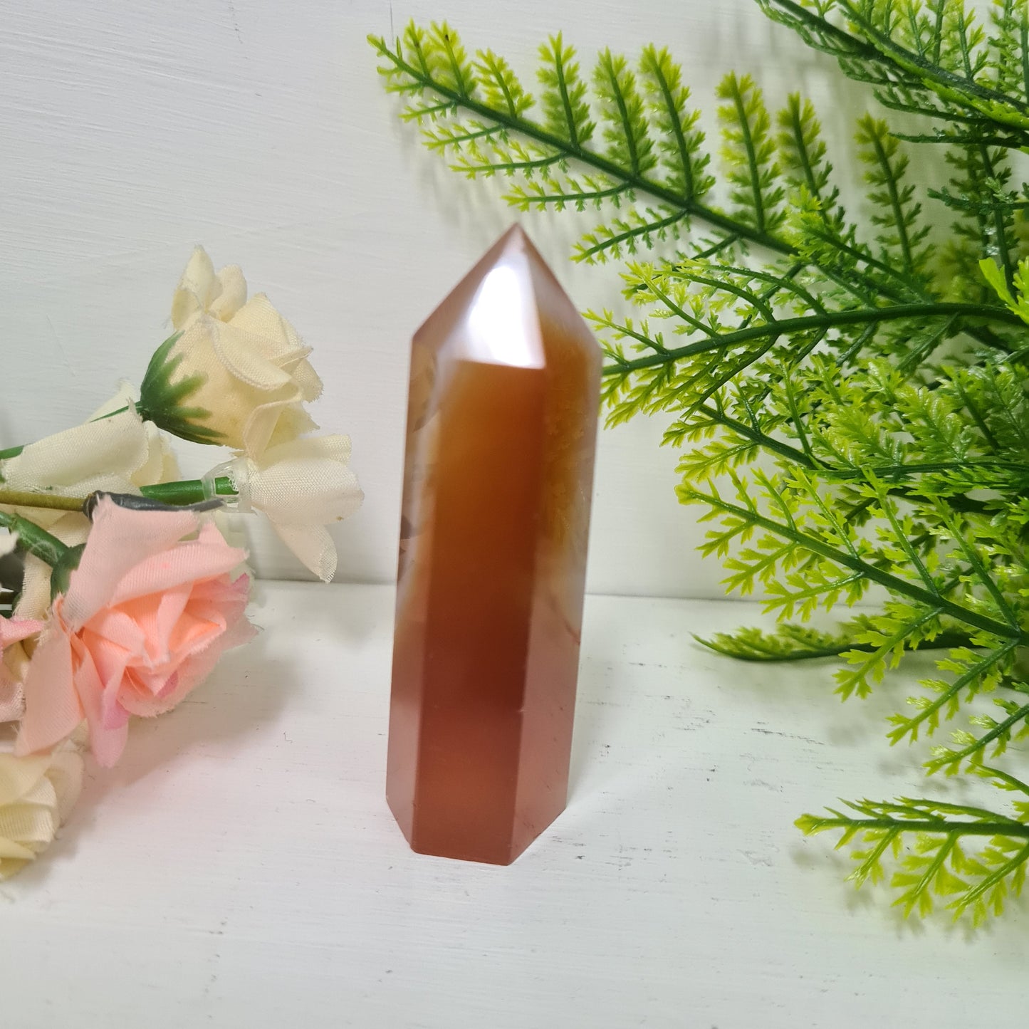 Carnelian Gemstone Point