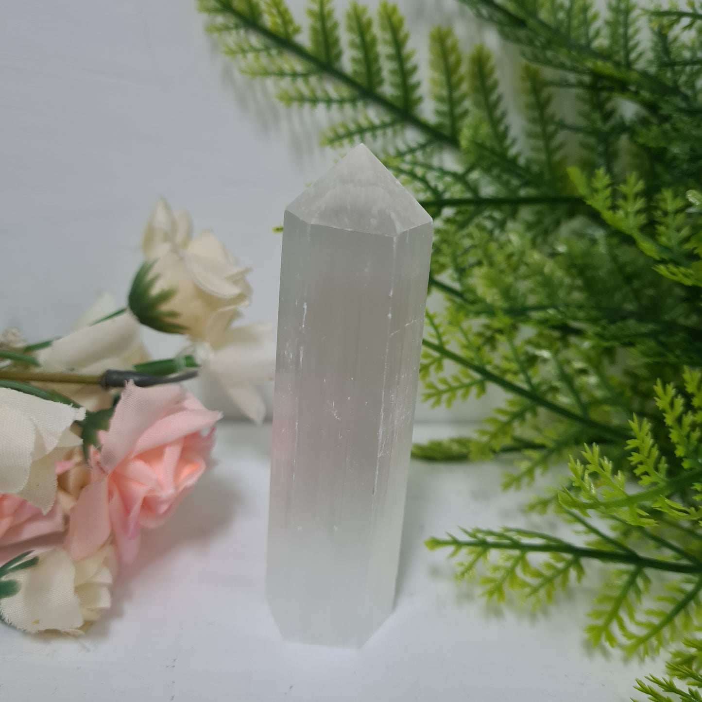 Selenite Gemstone Point