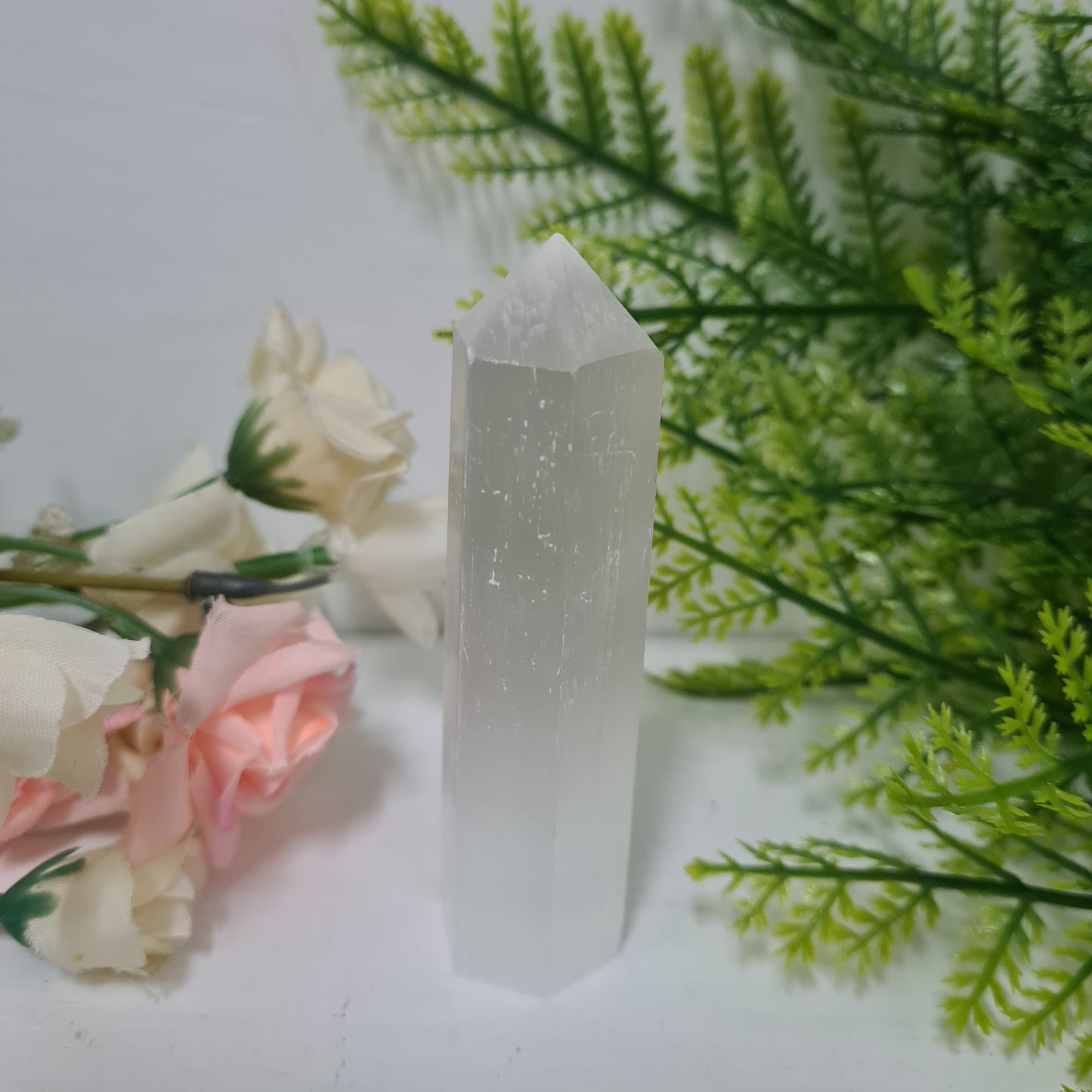 Selenite Gemstone Point