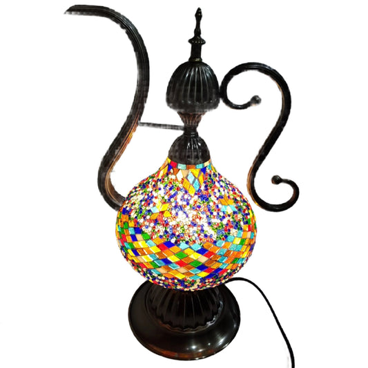 Turkish Mosaic Teapot Lamp - TL31
