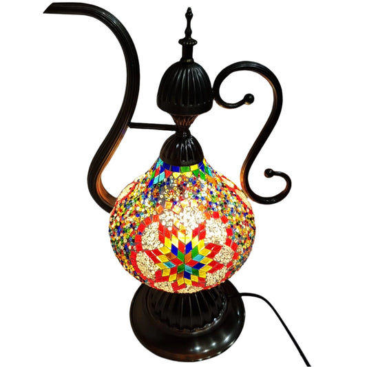 Turkish Mosaic Teapot Lamp - TL31