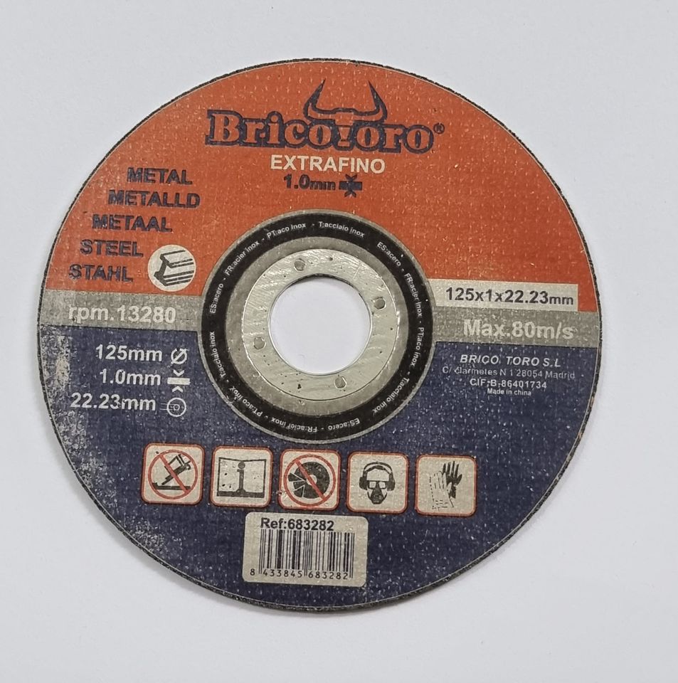 20pc Cutting Disc Metal 125x1mm