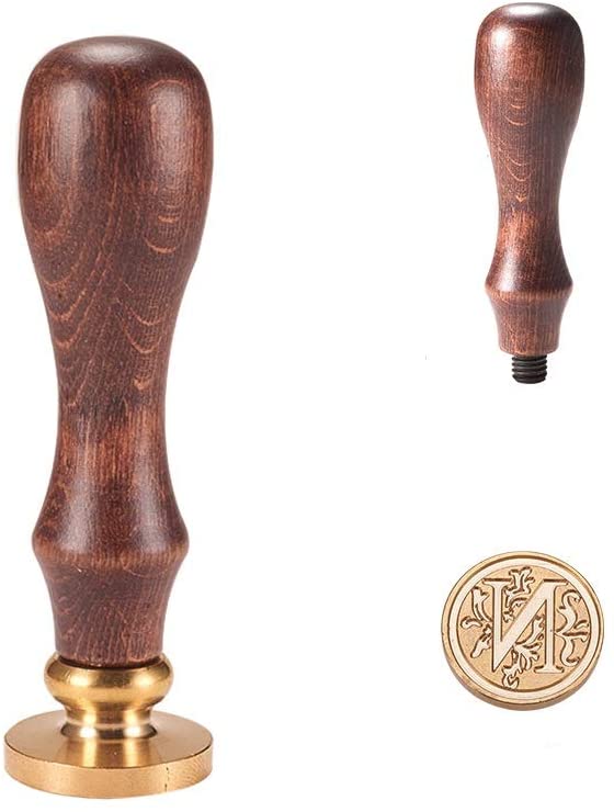 Letter N Brass Wax Seal Stamp