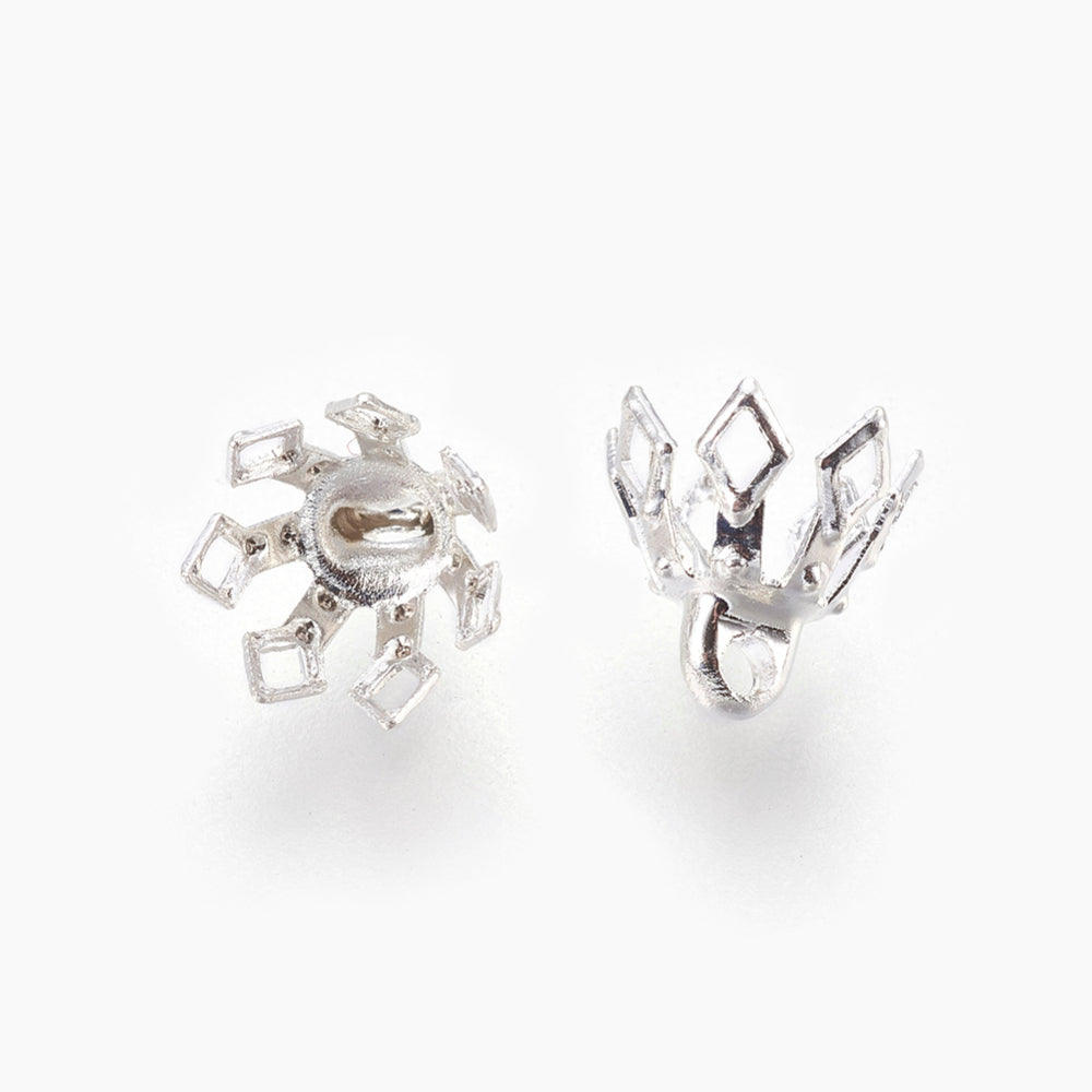 Flower Petal Bead Cap Bail