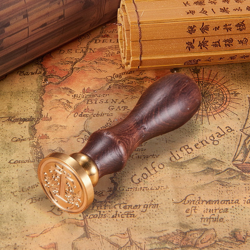 Letter T Brass Wax Seal Stamp