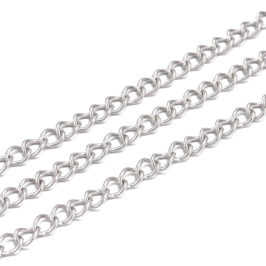 1M Stainless Steel Twist Chain