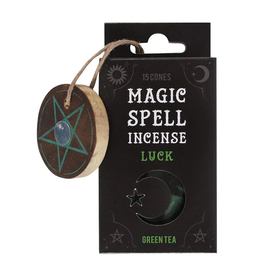 Green Tea Luck Incense Cones