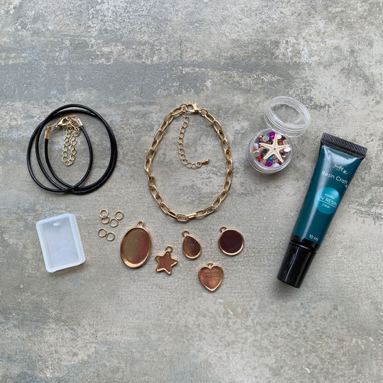 Resin Craft Jewelry Starter DIY Kit