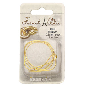 Gold French Wire 35cm