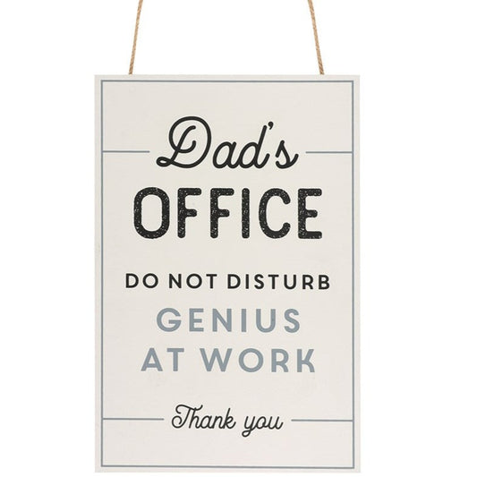 Dad's Office  Wooden Sign