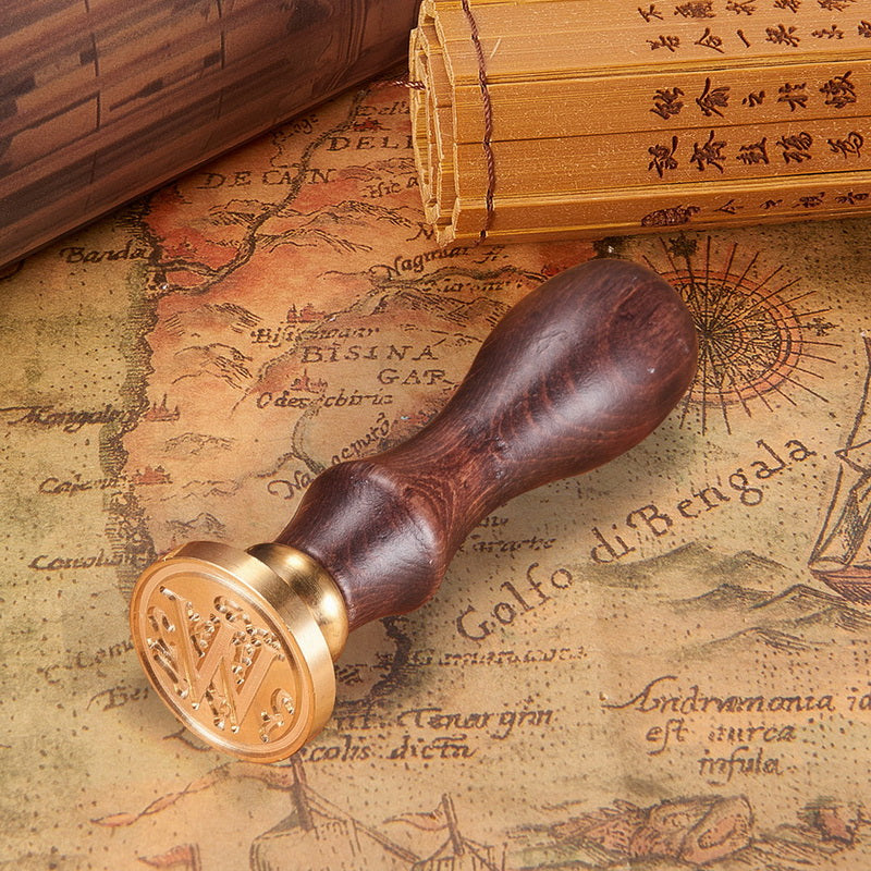 Letter W Brass Wax Seal Stamp